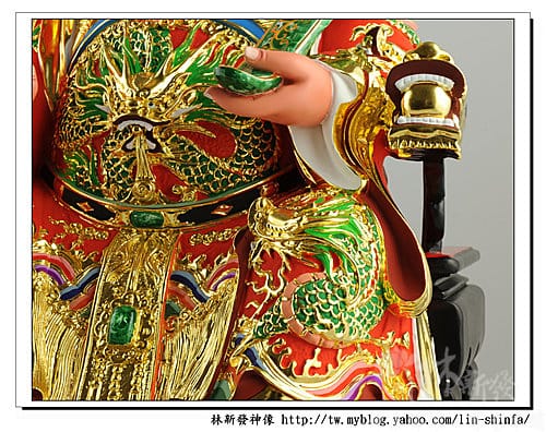 神像-一尺六梢楠木-龍鳳袍媽祖(特殊奏板如意體)
