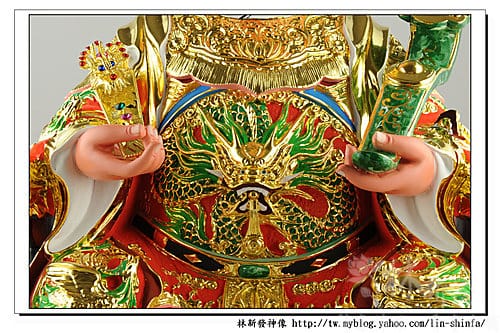 神像-一尺六梢楠木-龍鳳袍媽祖(特殊奏板如意體)