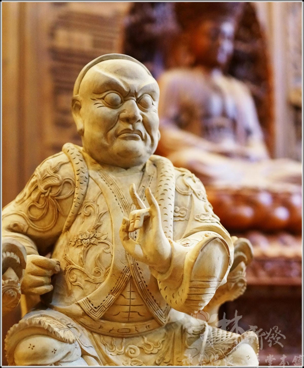 新發神藝-法主公(古體作品按金彩繪完成) - 林新發神桌佛俱 | 台灣.南崁