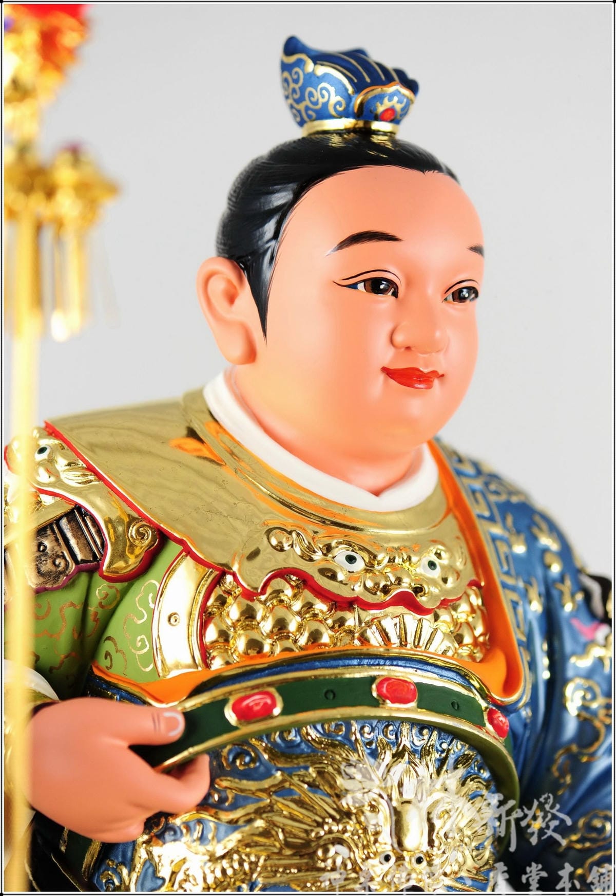 神像-尺三拖尺六-小太子按金彩繪完成囉! - 林新發神桌佛俱 | 台灣.南崁