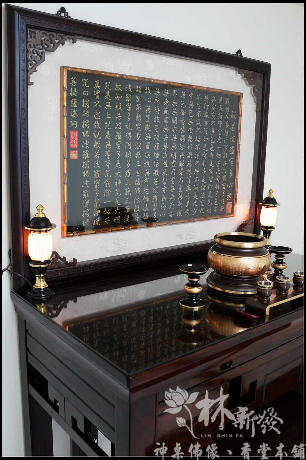 現代佛堂設計，莊嚴的神明廳，請找最專業的林新發佛俱