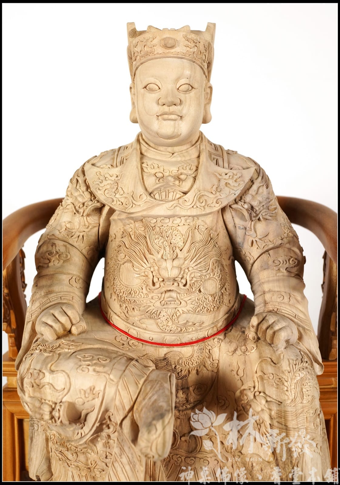 樟木手工雕刻作品%2F一體細緻錦花雕刻%2F完美神佛藝術創作
