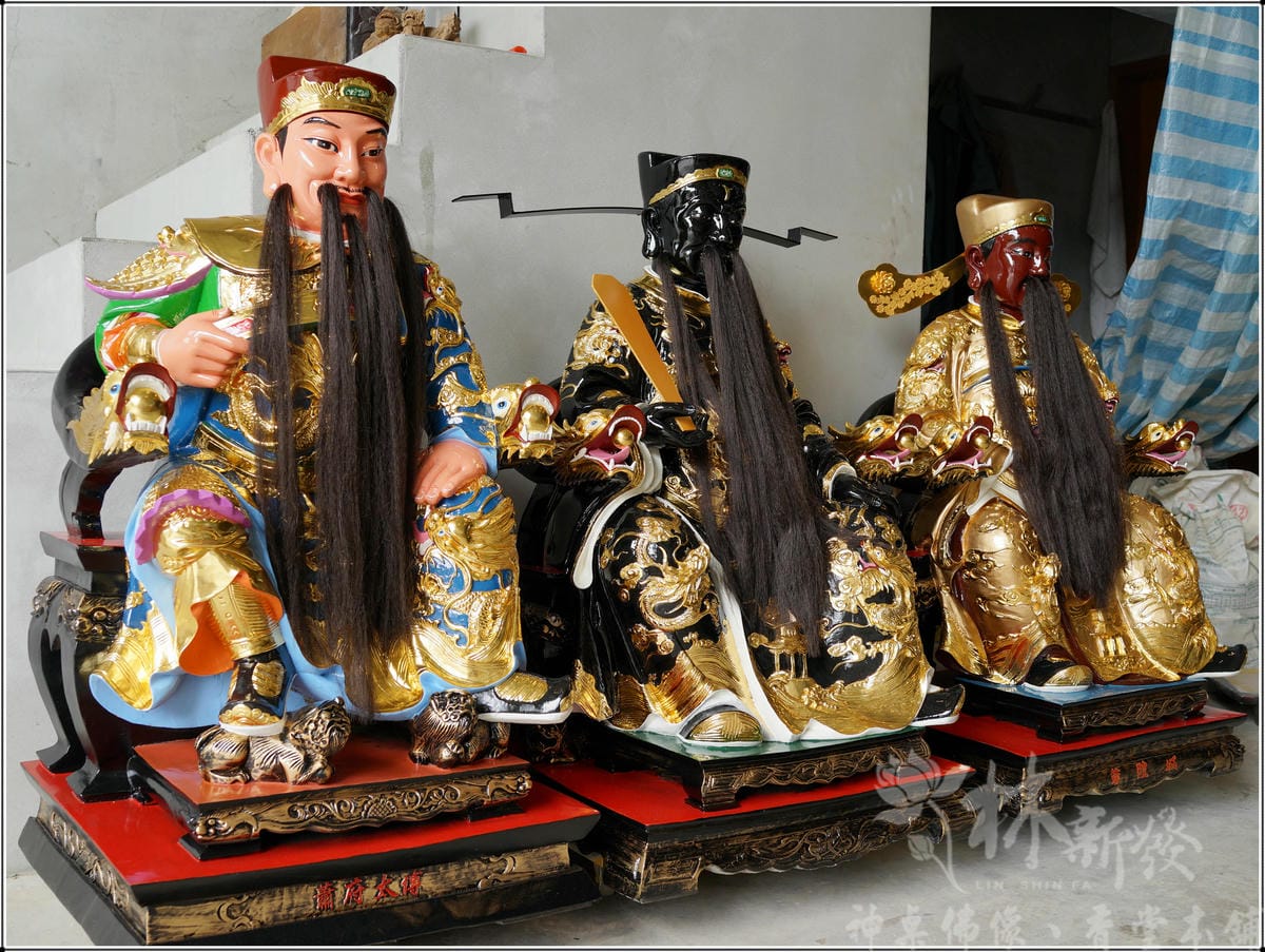 新發神藝-地藏王(山岩水景蓮花體．尺六．四尺二)