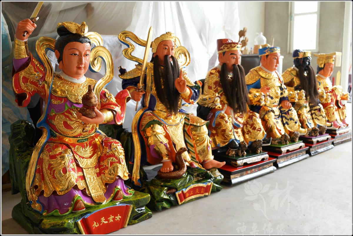 新發神藝-地藏王(山岩水景蓮花體．尺六．四尺二)