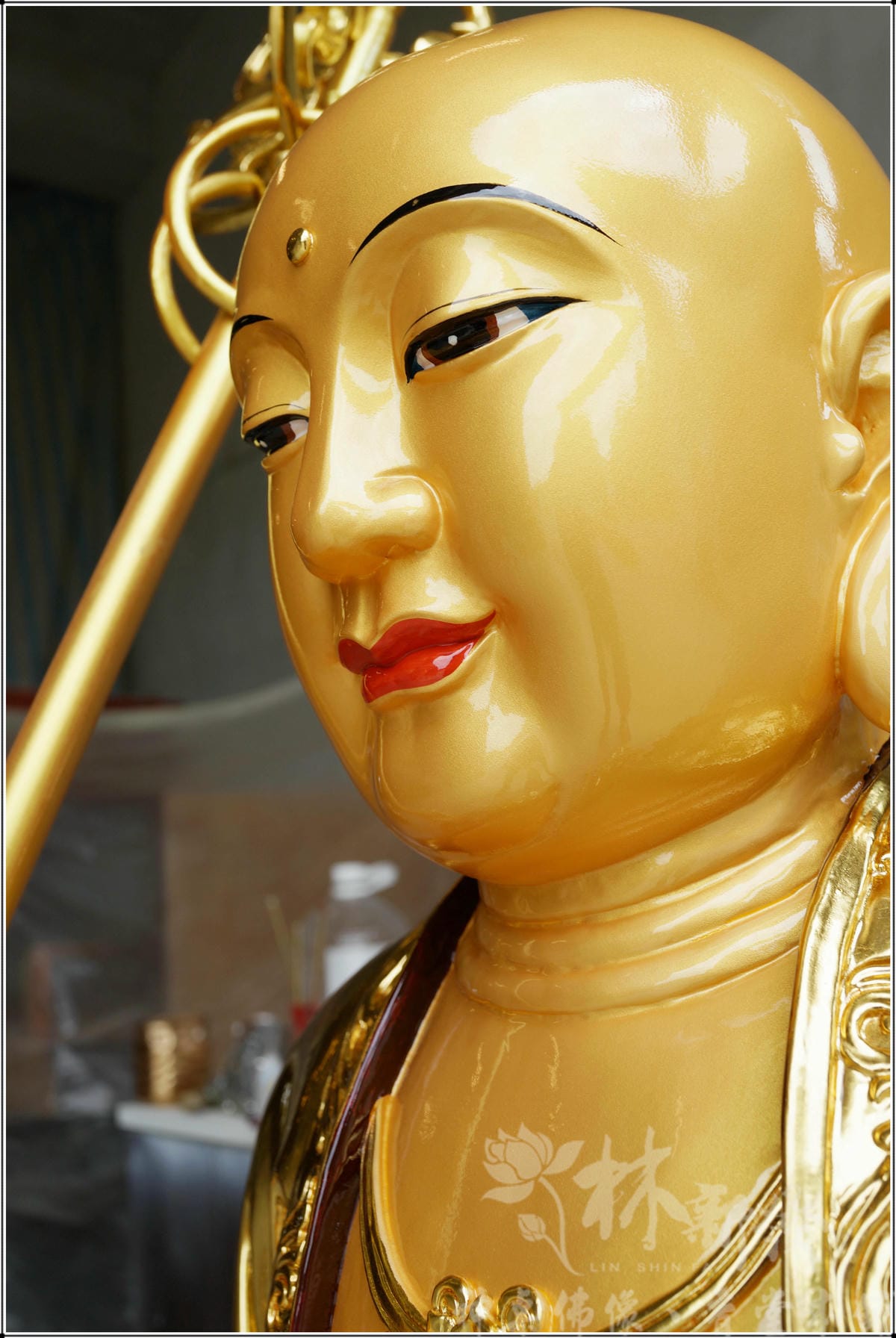 新發神藝-地藏王(山岩水景蓮花體．尺六．四尺二)