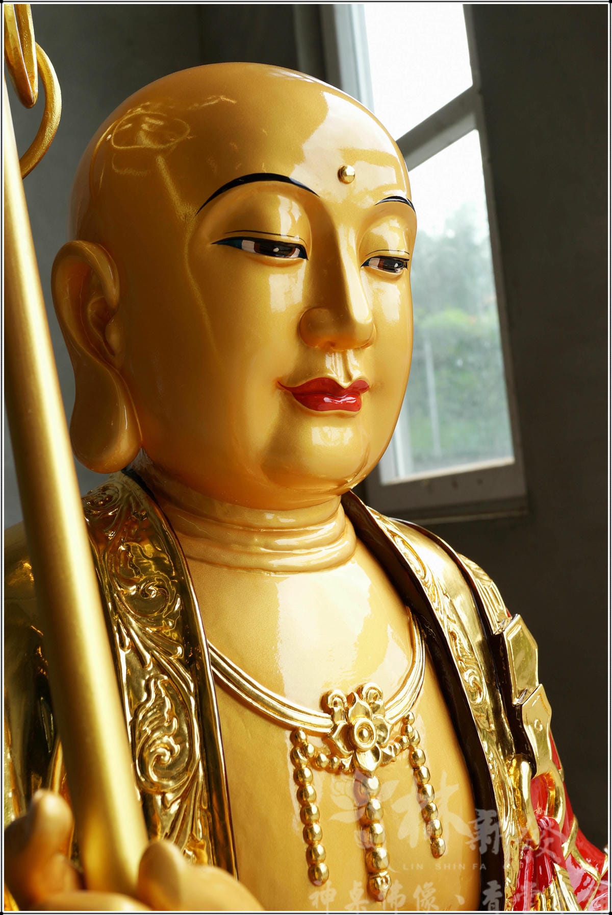 新發神藝-地藏王(山岩水景蓮花體．尺六．四尺二)