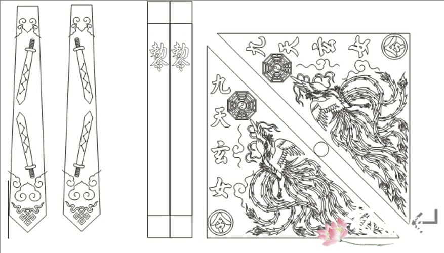 新發繡藝-全鳳令旗