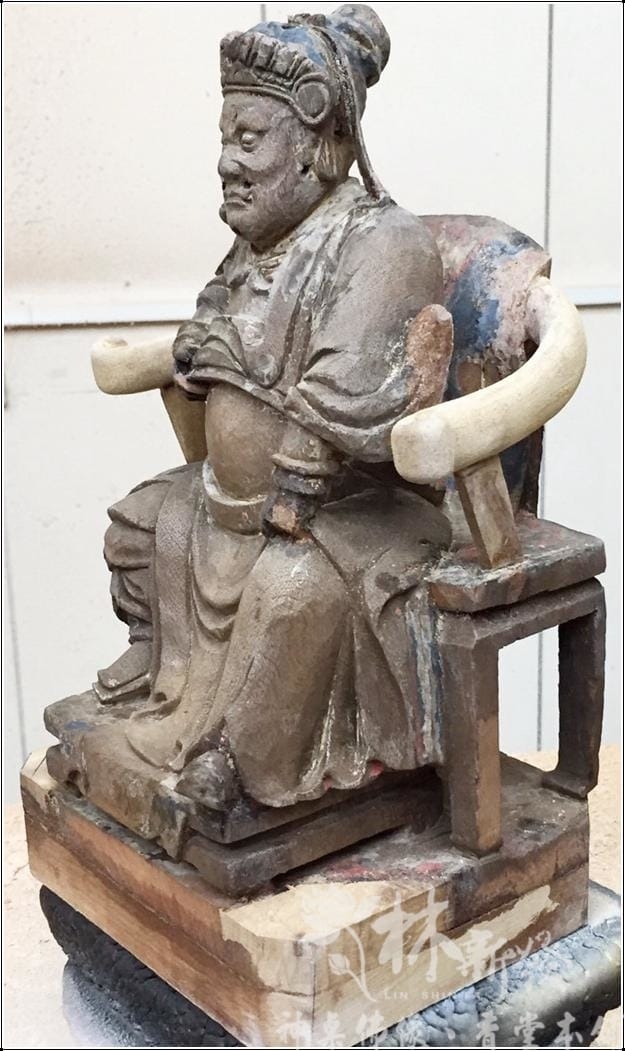 神尊修復-百年池王現金身．田都與龜王爺整修