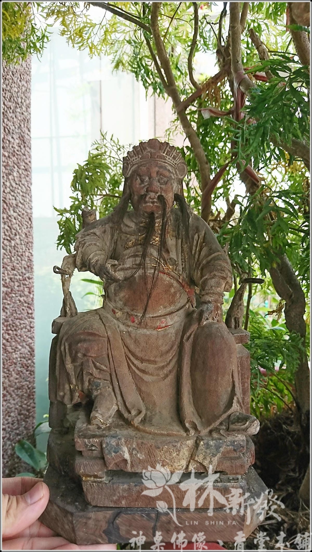 神尊修復-百年池王現金身．田都與龜王爺整修