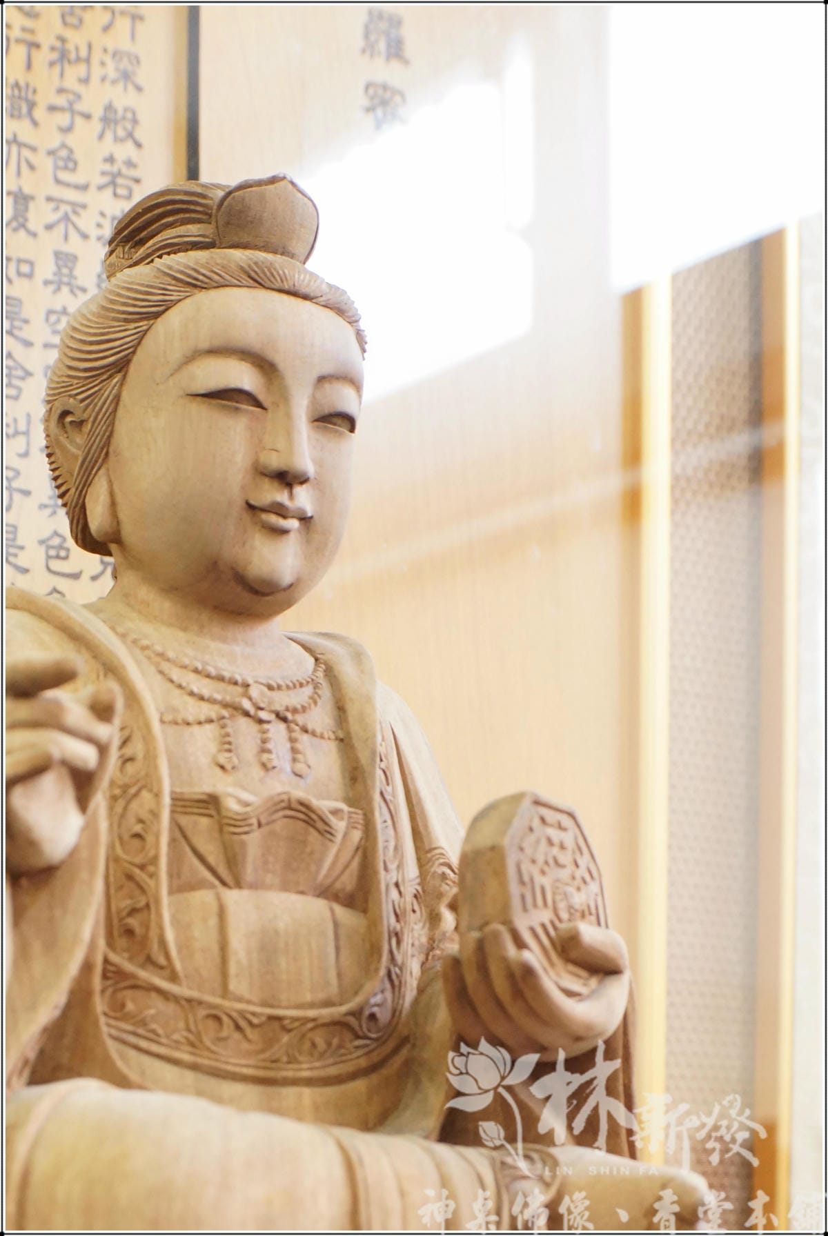 新發神藝-地母娘娘(自在體．橘袍/原色/金身創作)