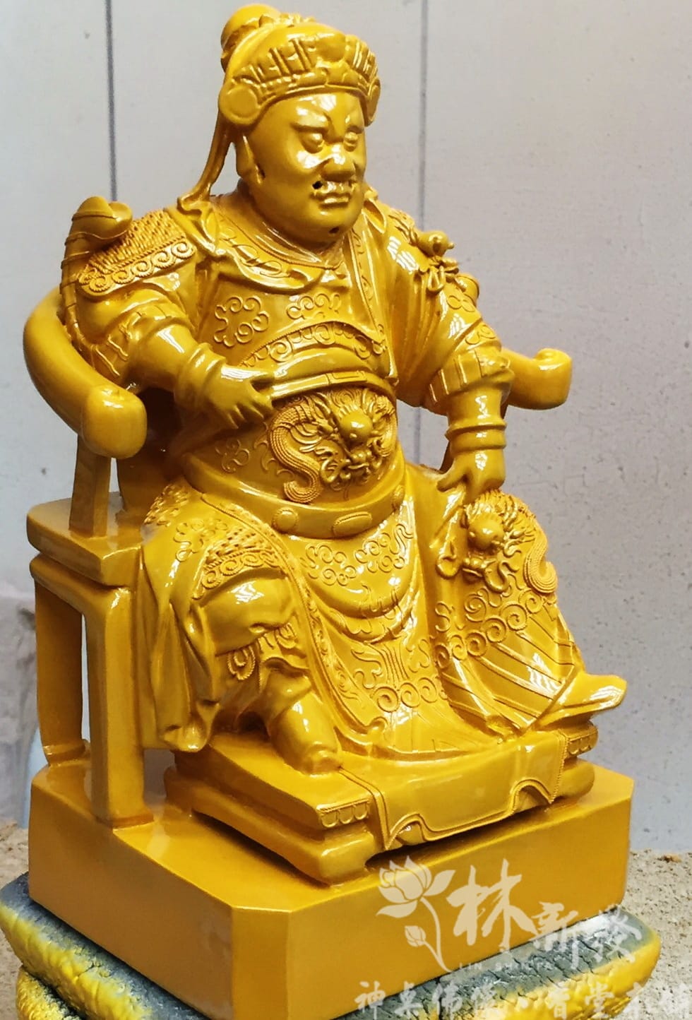 神尊修復-百年池王現金身．田都與龜王爺整修