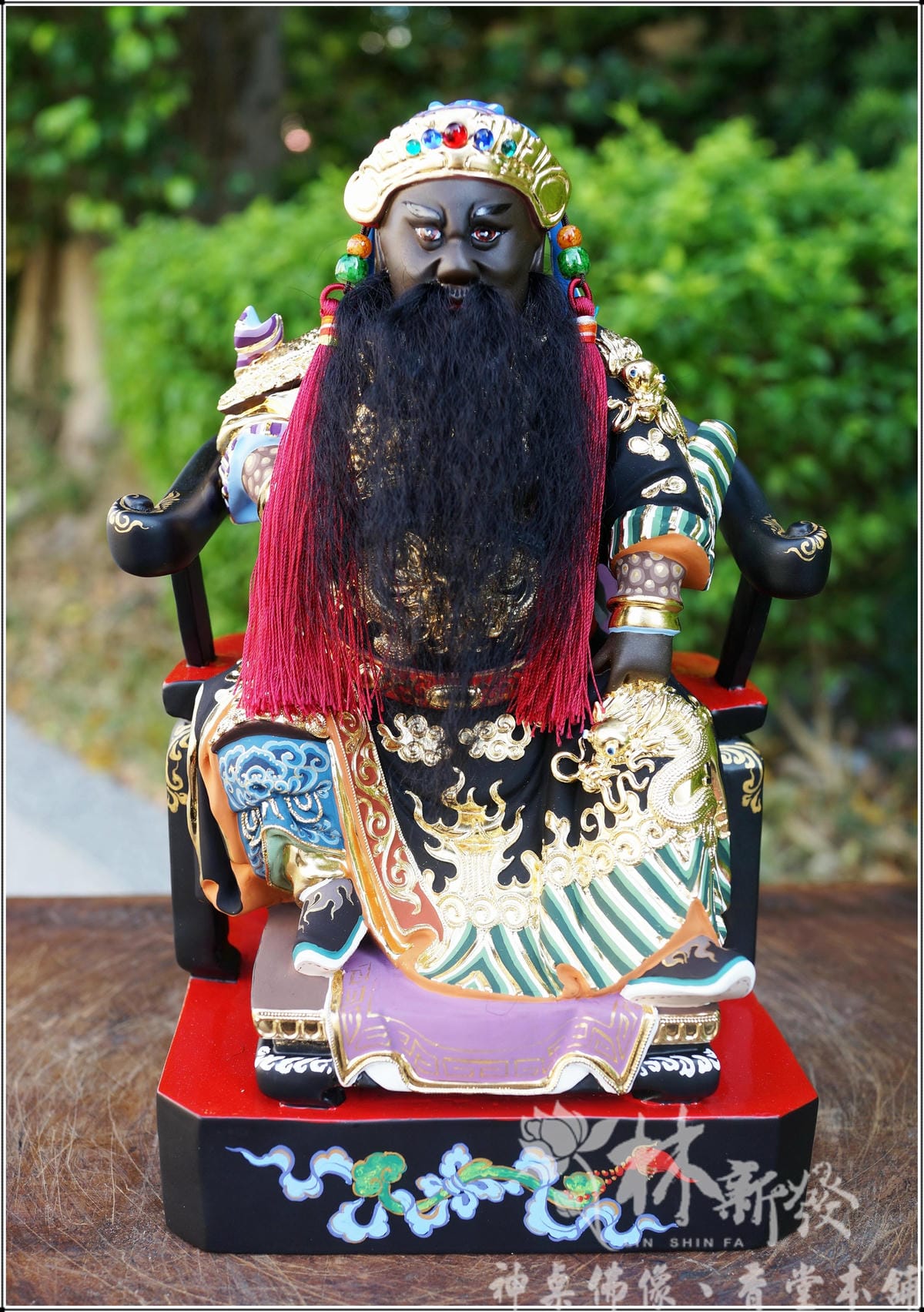 神尊修復-百年池王現金身．田都與龜王爺整修