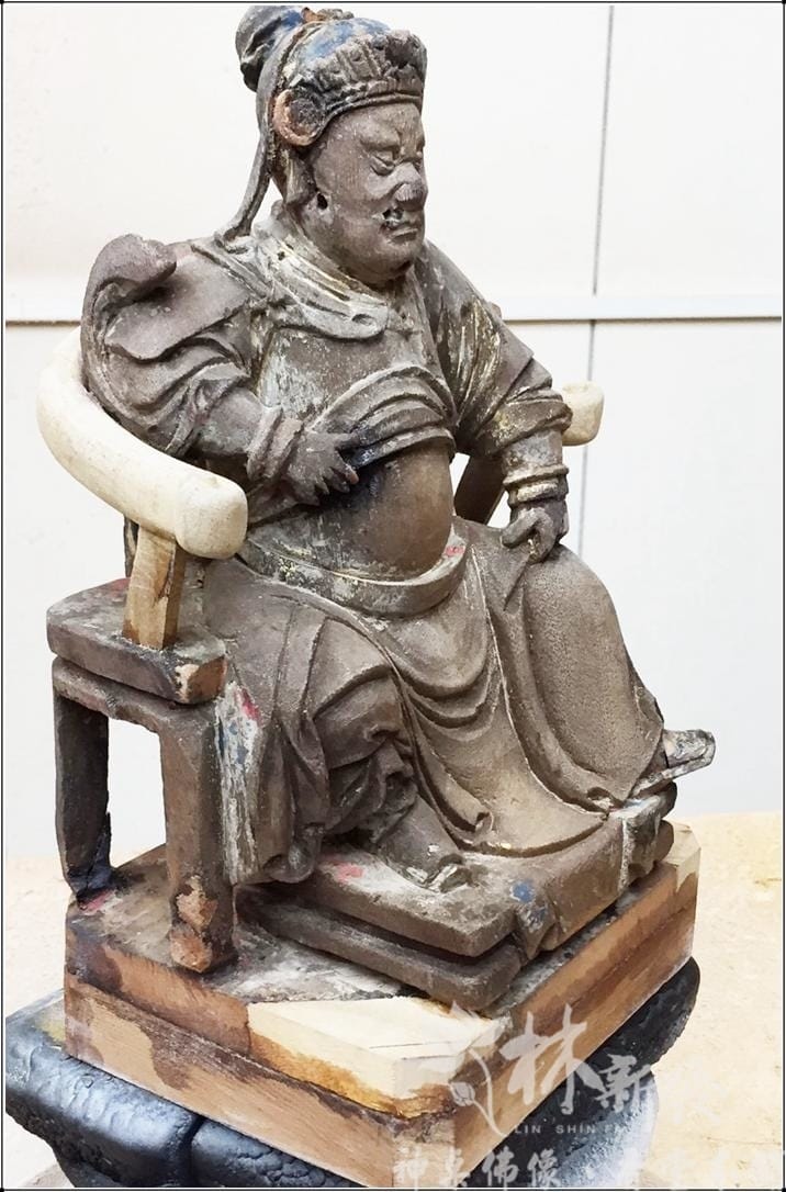 神尊修復-百年池王現金身．田都與龜王爺整修