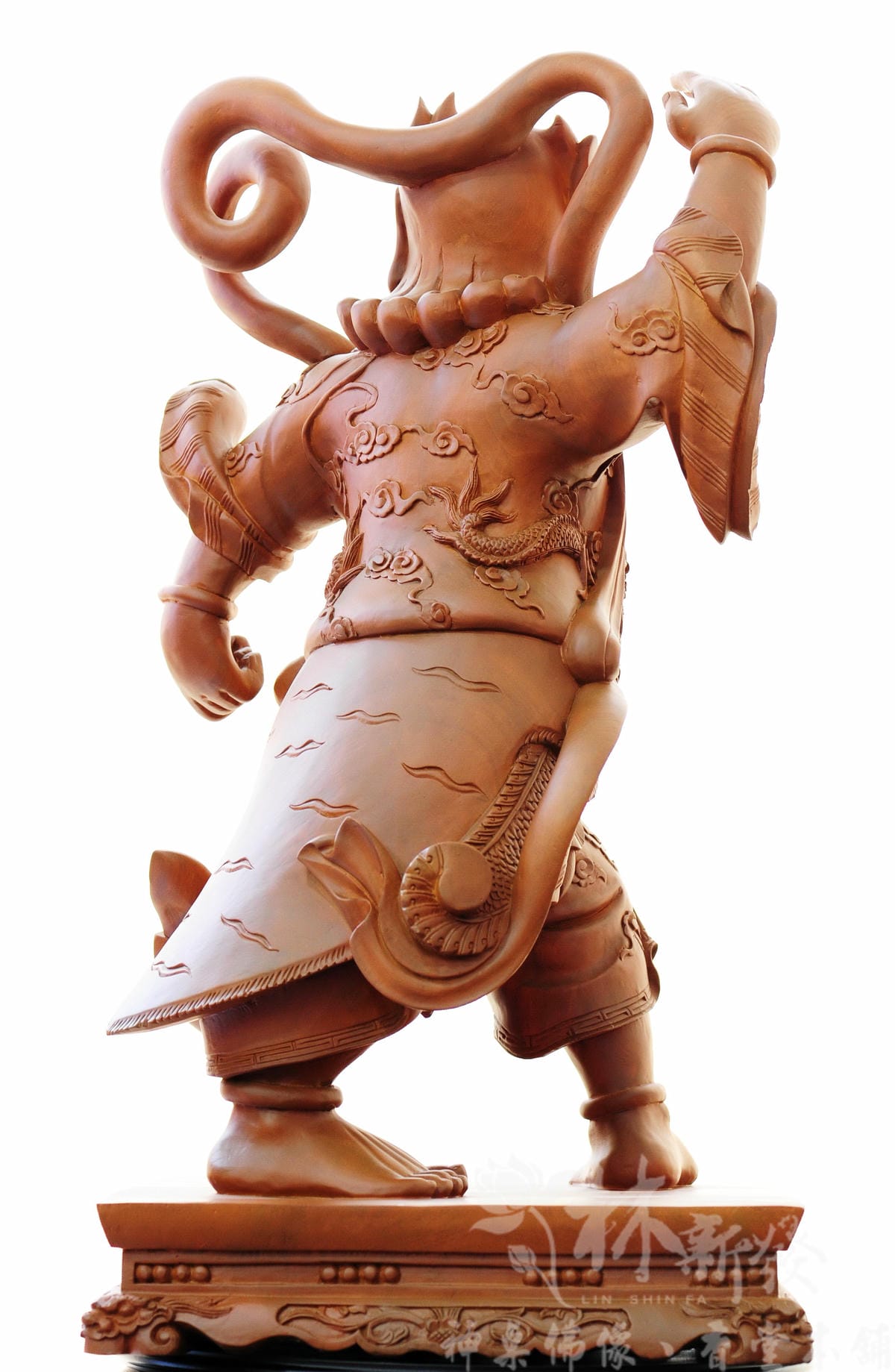 新發神藝-千里眼將軍．順風耳將軍(二尺二高/68公分作品)