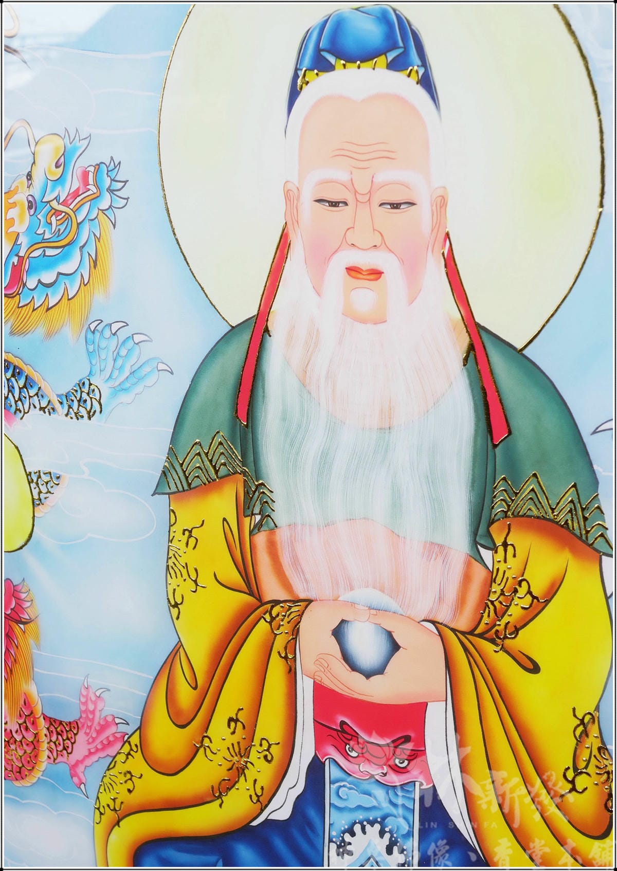 新發神聯-鴻鈞聖祖神聯．祖師爺神彩