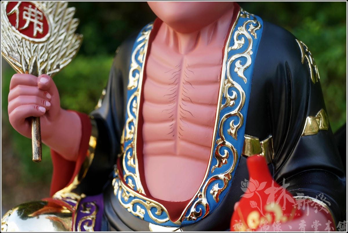 新發神藝-濟公禪師(黑袍補丁．金身佛衣)