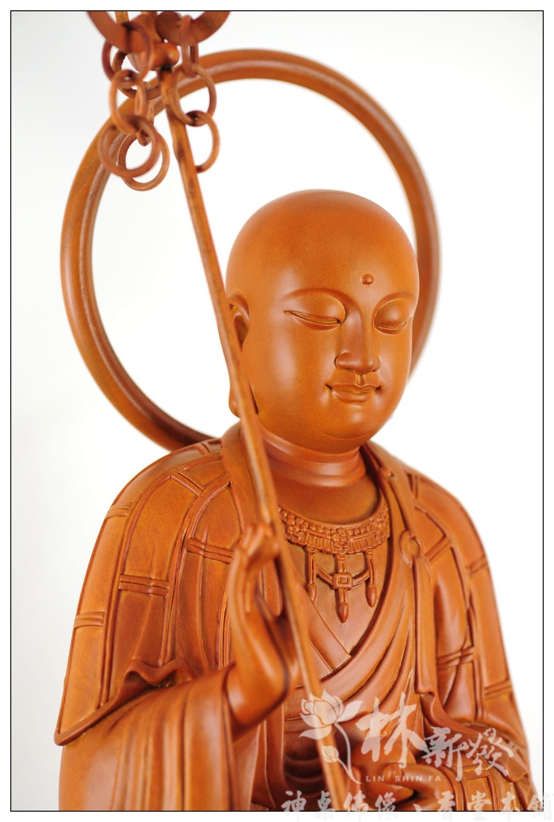 新發神藝-自在地藏王菩薩(山岩水景蓮花/尺三．尺六)
