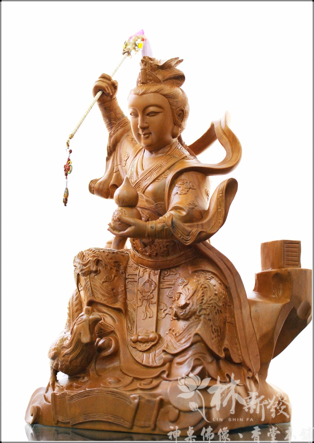 新發神藝-九天娘娘側體/鳳凰守護(原色．描金．按金．紅袍)