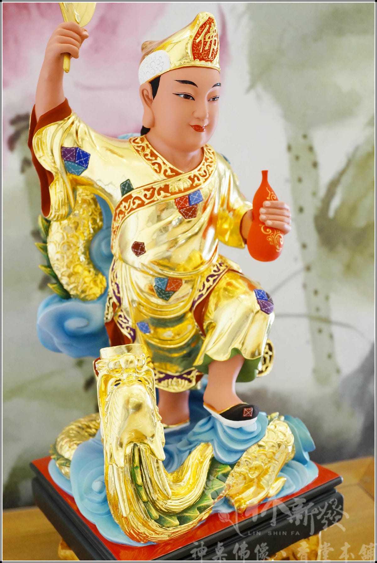 新發神藝-降龍濟公(少年龍濟公金身．黑面濟公)