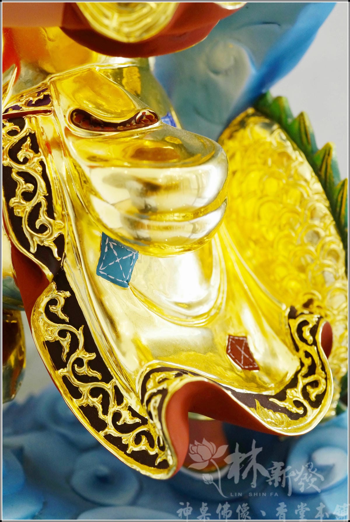 新發神藝-降龍濟公(少年龍濟公金身．黑面濟公)