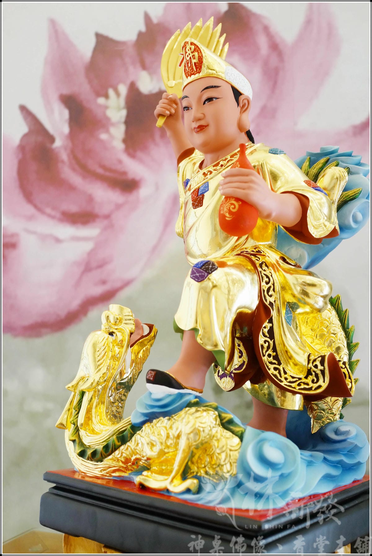 新發神藝-降龍濟公(少年龍濟公金身．黑面濟公)