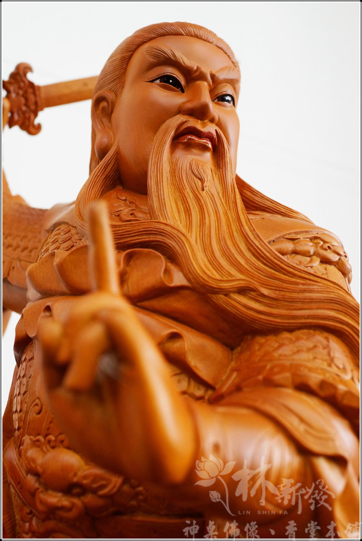 新發神藝-二尺二世代流傳玄天上帝(台灣梢楠/香樟木)