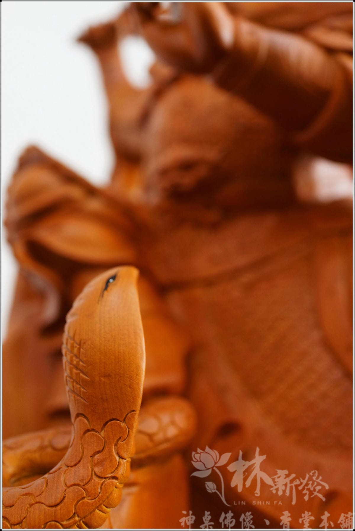 新發神藝-二尺二世代流傳玄天上帝(台灣梢楠/香樟木)