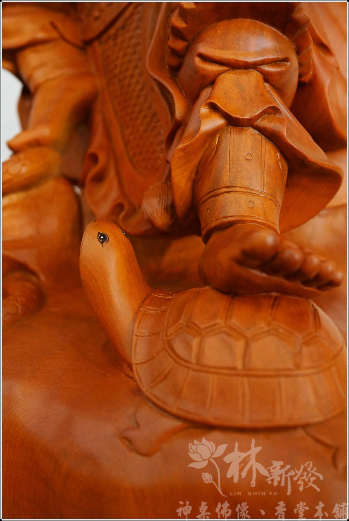 新發神藝-二尺二世代流傳玄天上帝(台灣梢楠/香樟木)