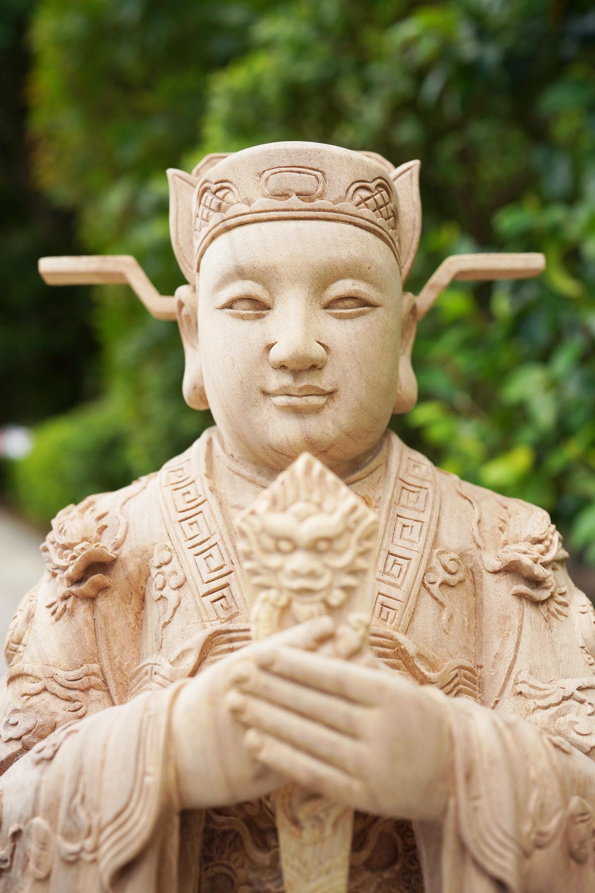 新發神藝-城隍爺．城隍夫人(尺三錦雕朝天．懷抱體)