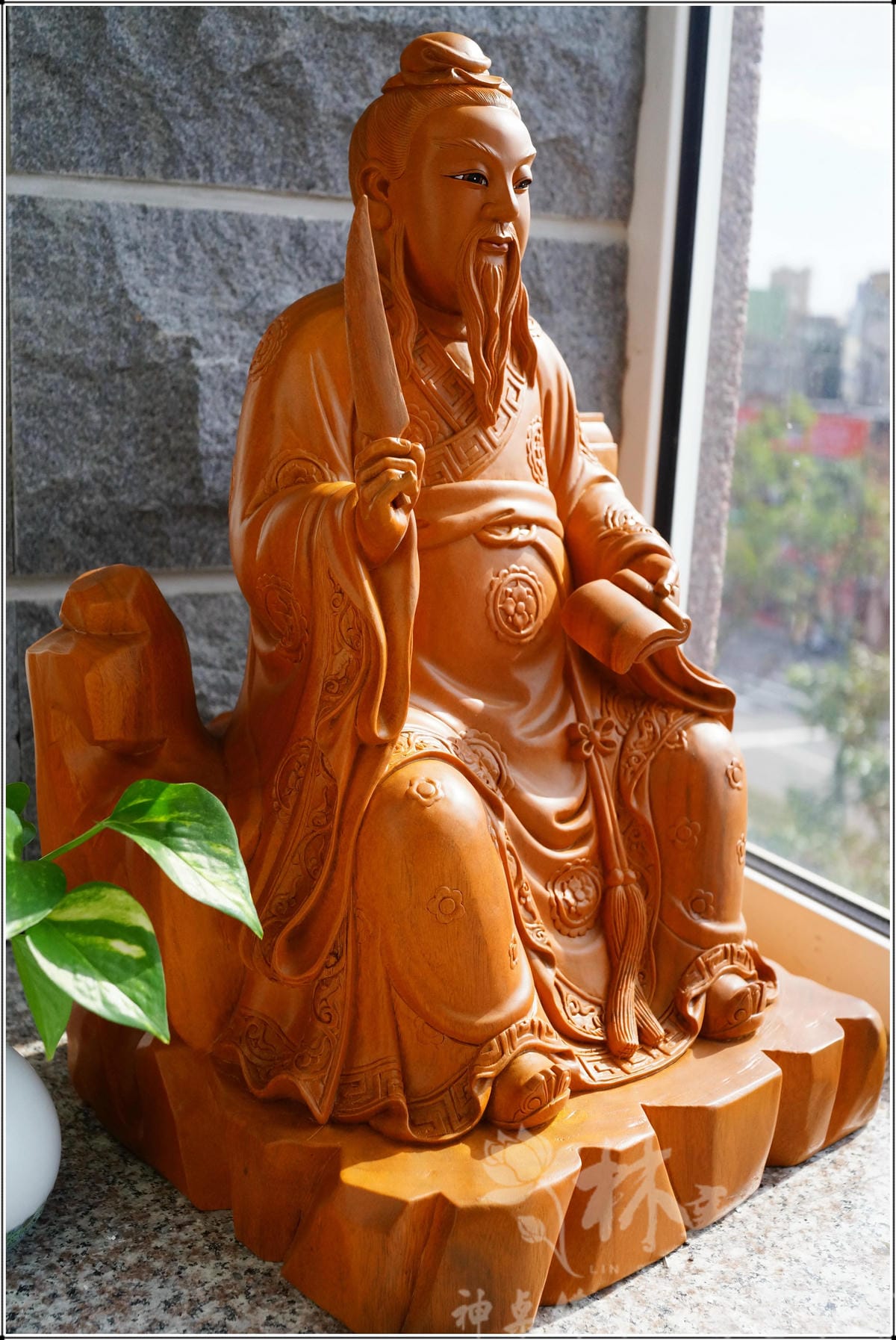 新發神藝-神醫華陀．華陀持靈藥(依客戶手繪圖稿訂製作品)