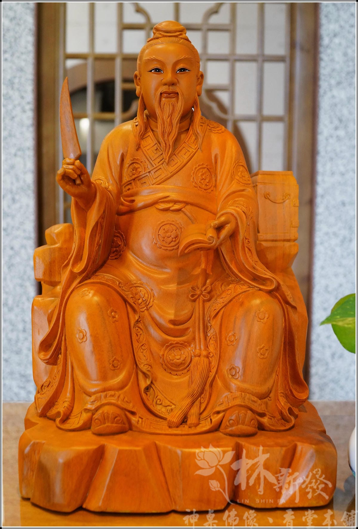 新發神藝-神醫華陀．華陀持靈藥(依客戶手繪圖稿訂製作品)