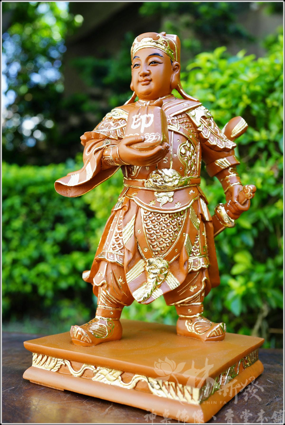 新發神藝-周倉將軍．關平將軍(八吋八．關公護法神)