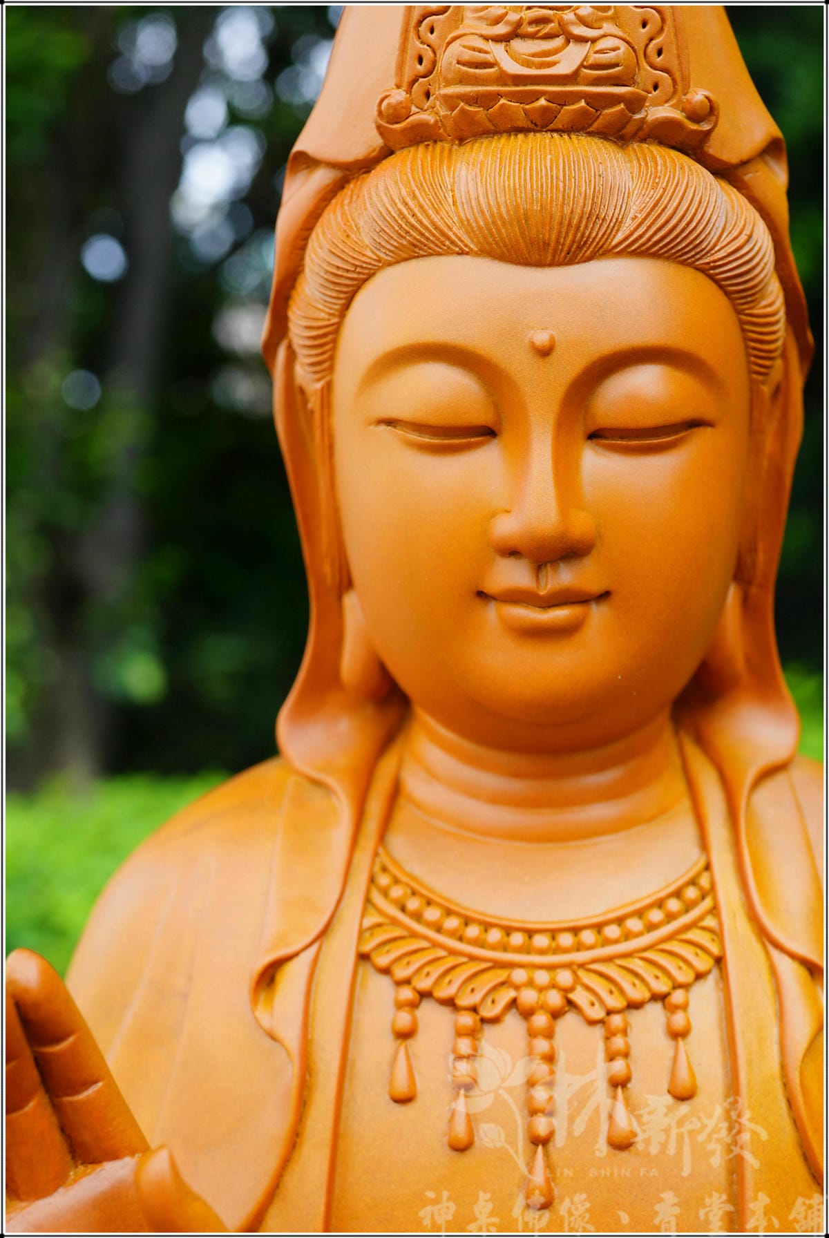 新發神藝-普陀山．南海觀音立像(法輪常轉)