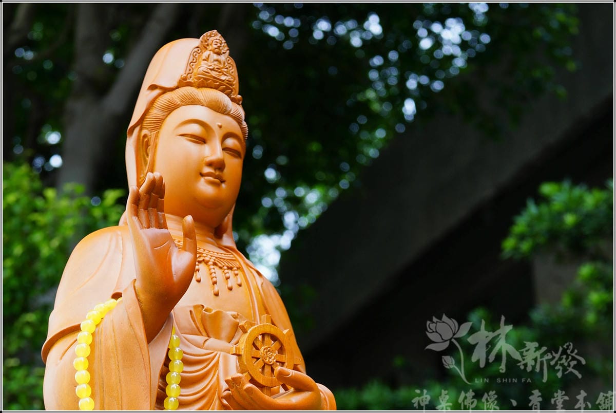 新發神藝-普陀山．南海觀音立像(法輪常轉)