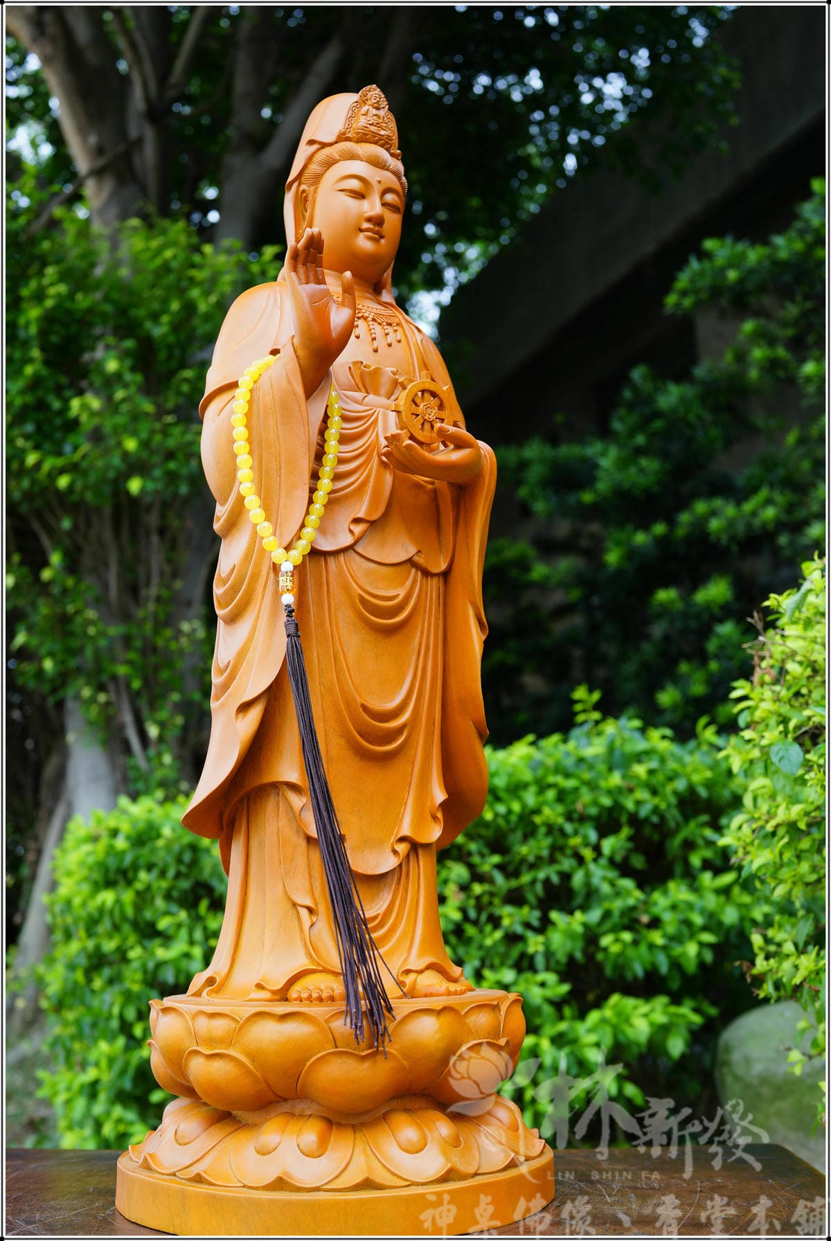 新發神藝-普陀山．南海觀音立像(法輪常轉)