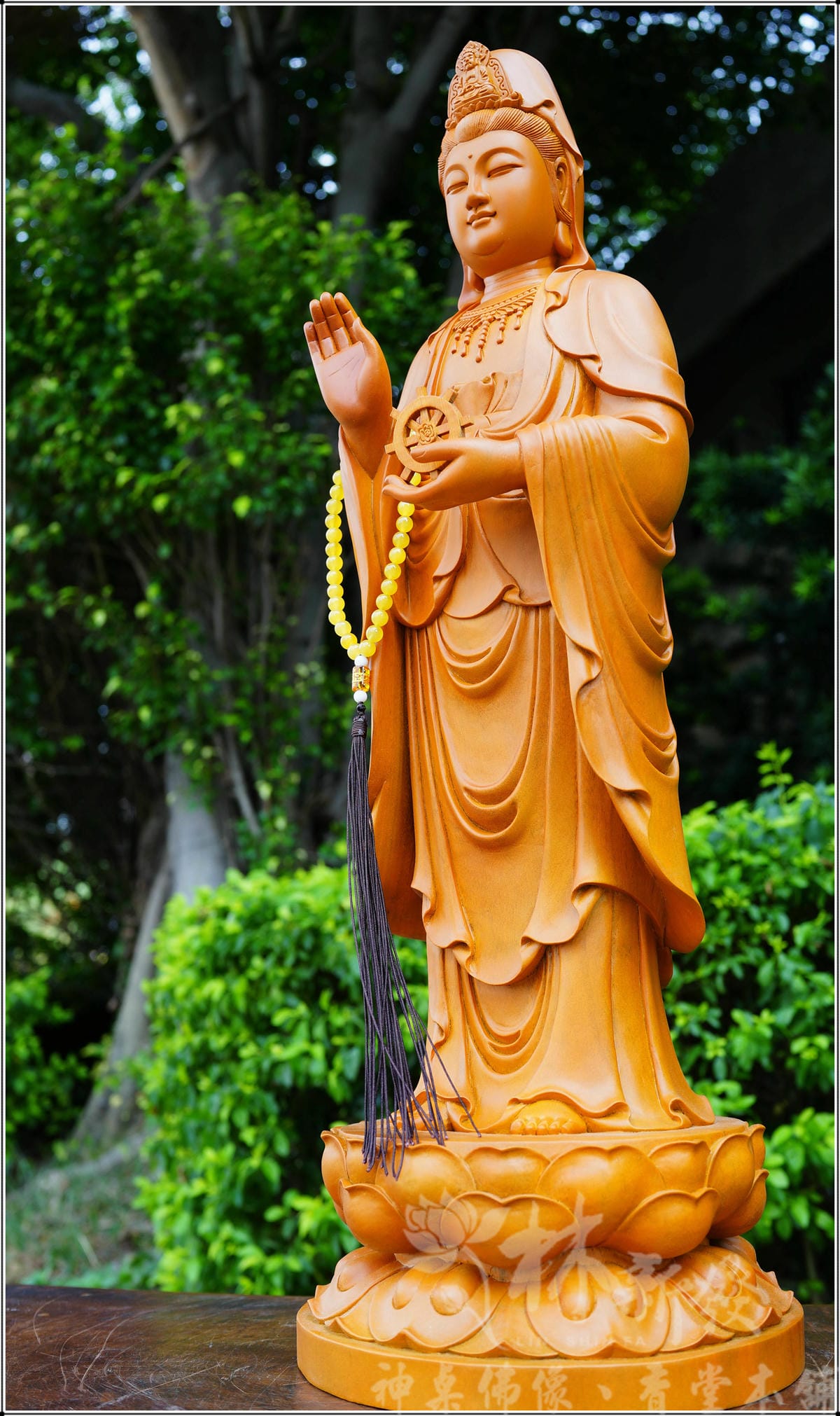 新發神藝-普陀山．南海觀音立像(法輪常轉)