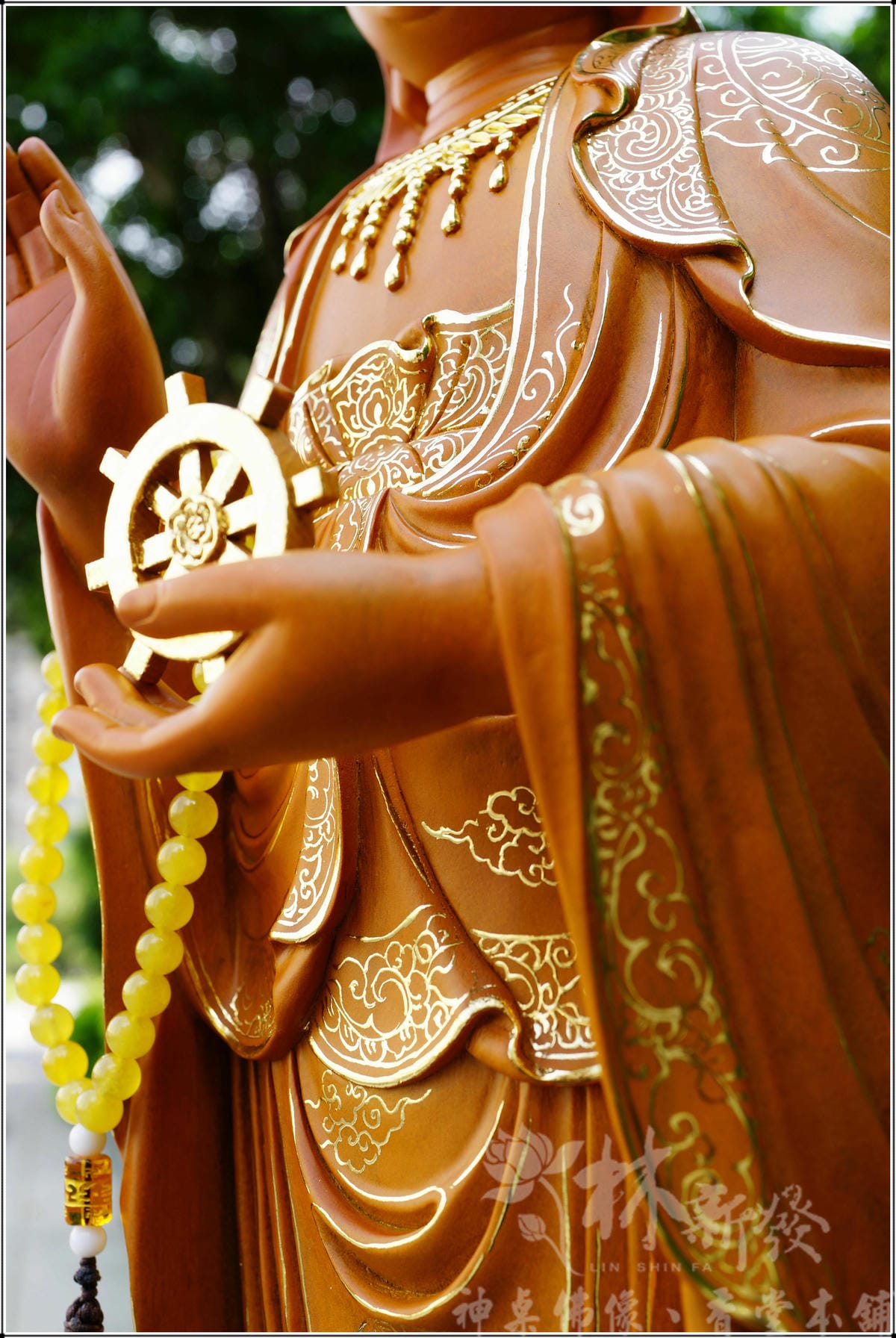 新發神藝-普陀山．南海觀音立像(法輪常轉)