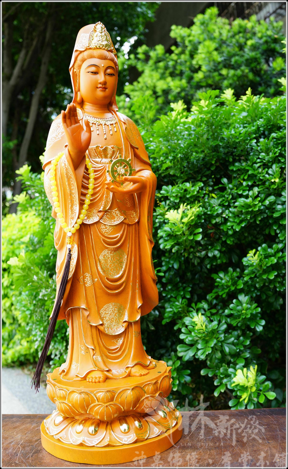 新發神藝-普陀山．南海觀音立像(法輪常轉)