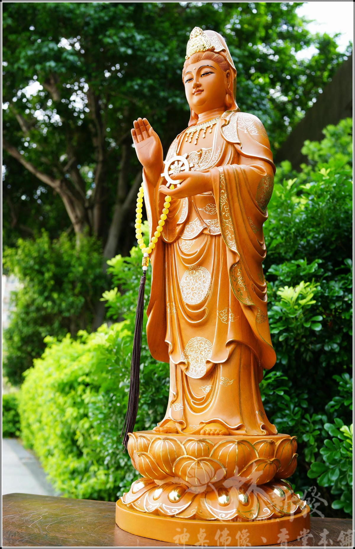 新發神藝-普陀山．南海觀音立像(法輪常轉)