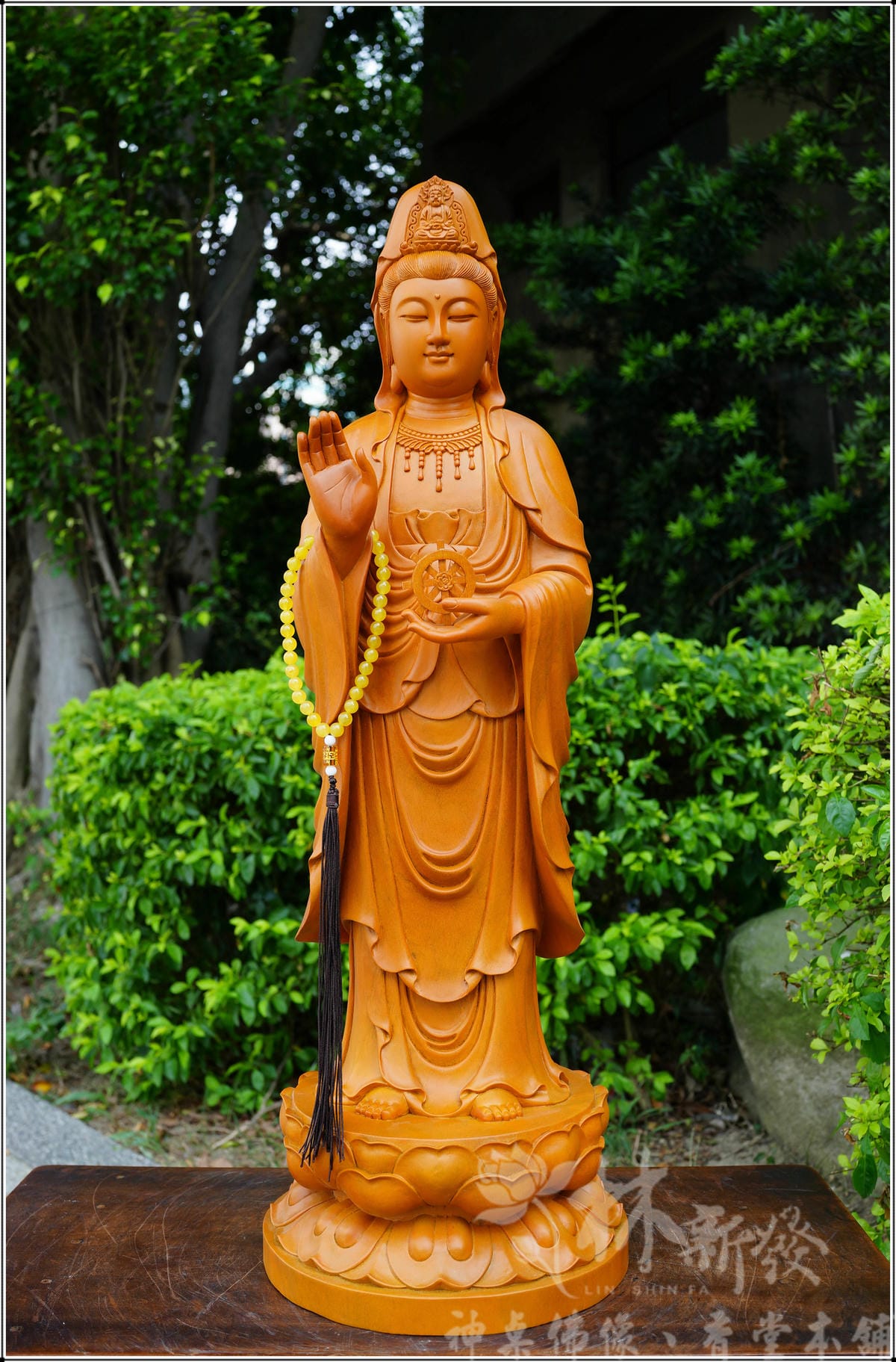 新發神藝-普陀山．南海觀音立像(法輪常轉)