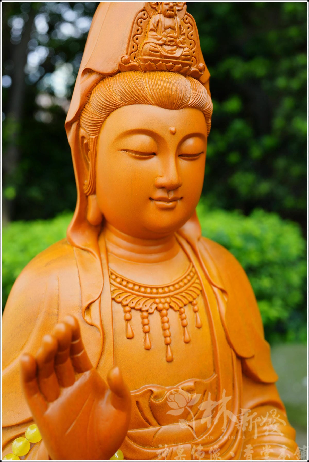 新發神藝-普陀山．南海觀音立像(法輪常轉)