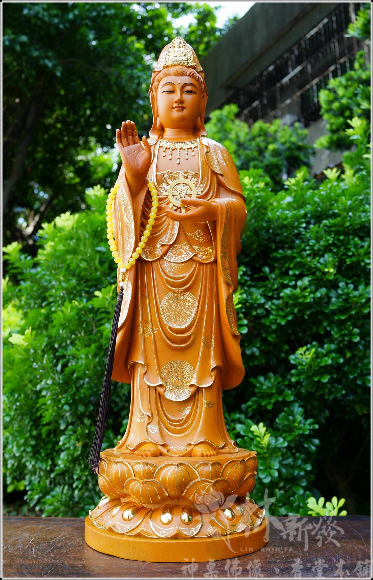 新發神藝-普陀山．南海觀音立像(法輪常轉)