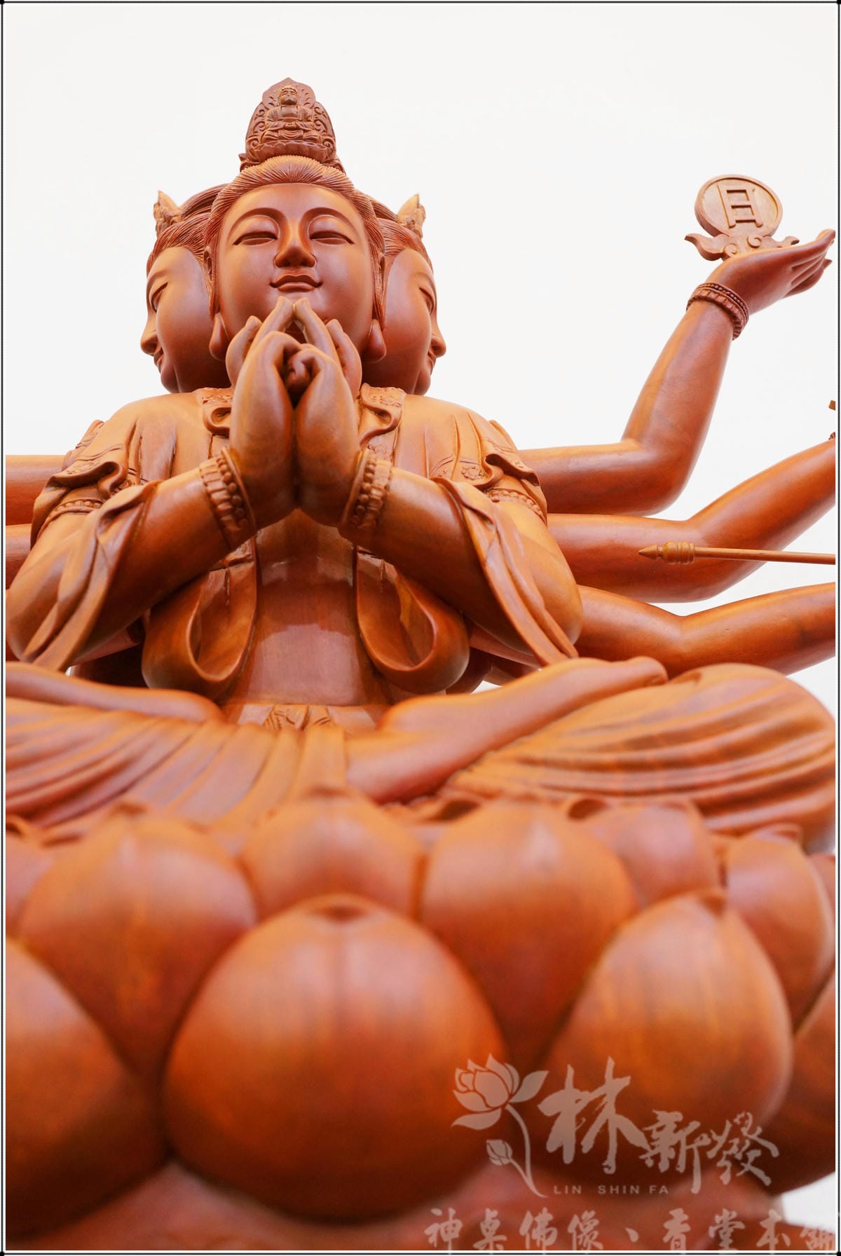新發神藝-斗姥星君(全蓮花斗母原色與金身)