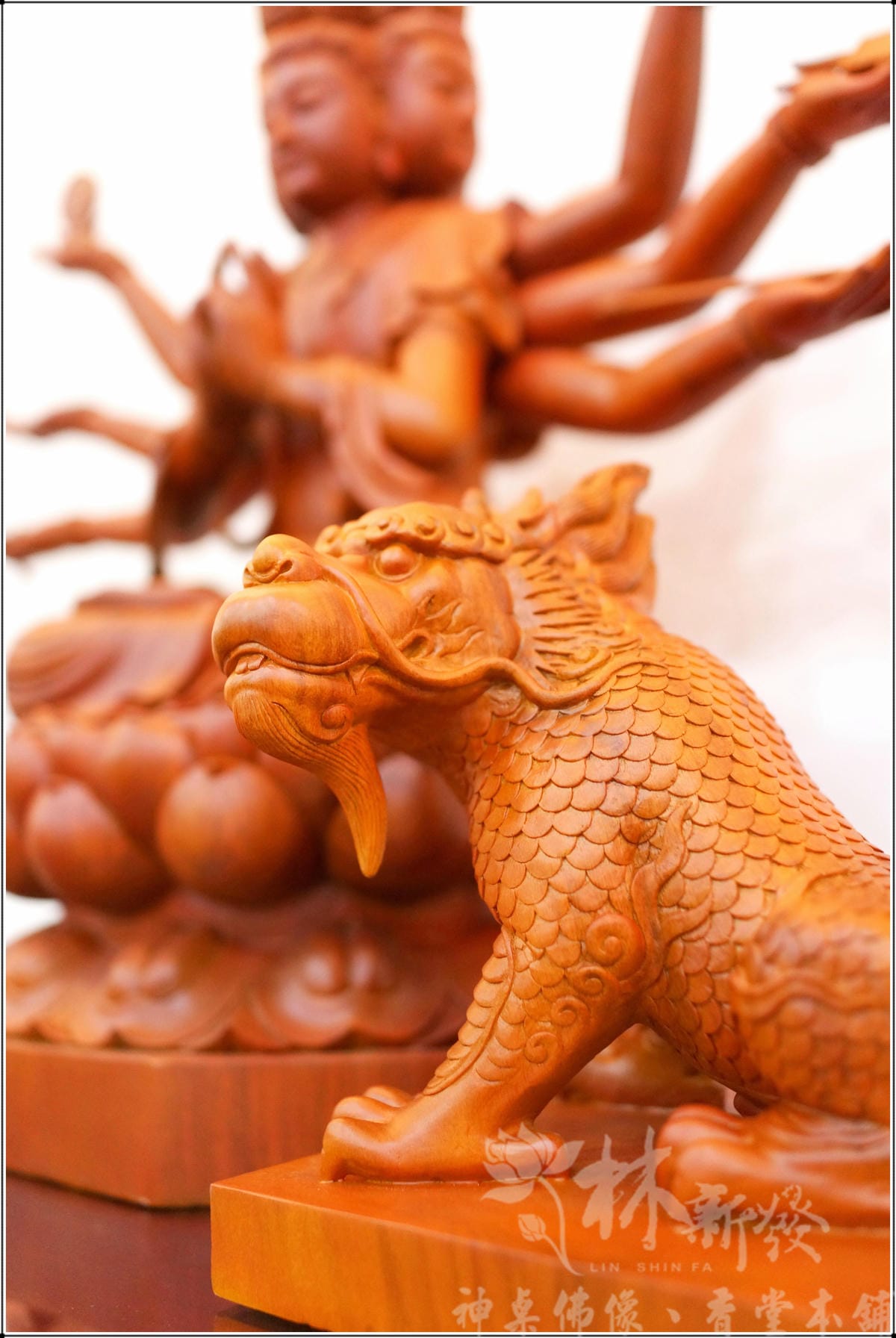 新發神藝-斗姥星君(全蓮花斗母原色與金身)