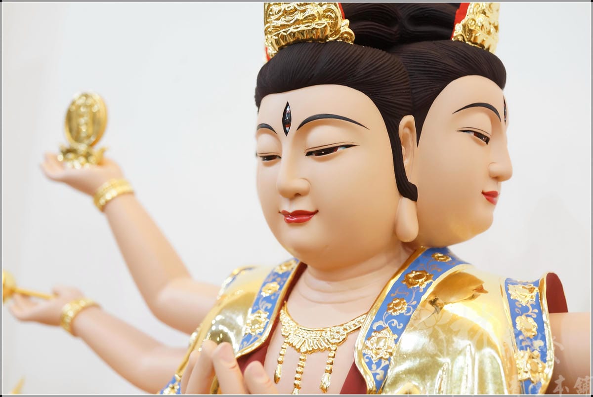 新發神藝-斗姥星君(全蓮花斗母原色與金身)