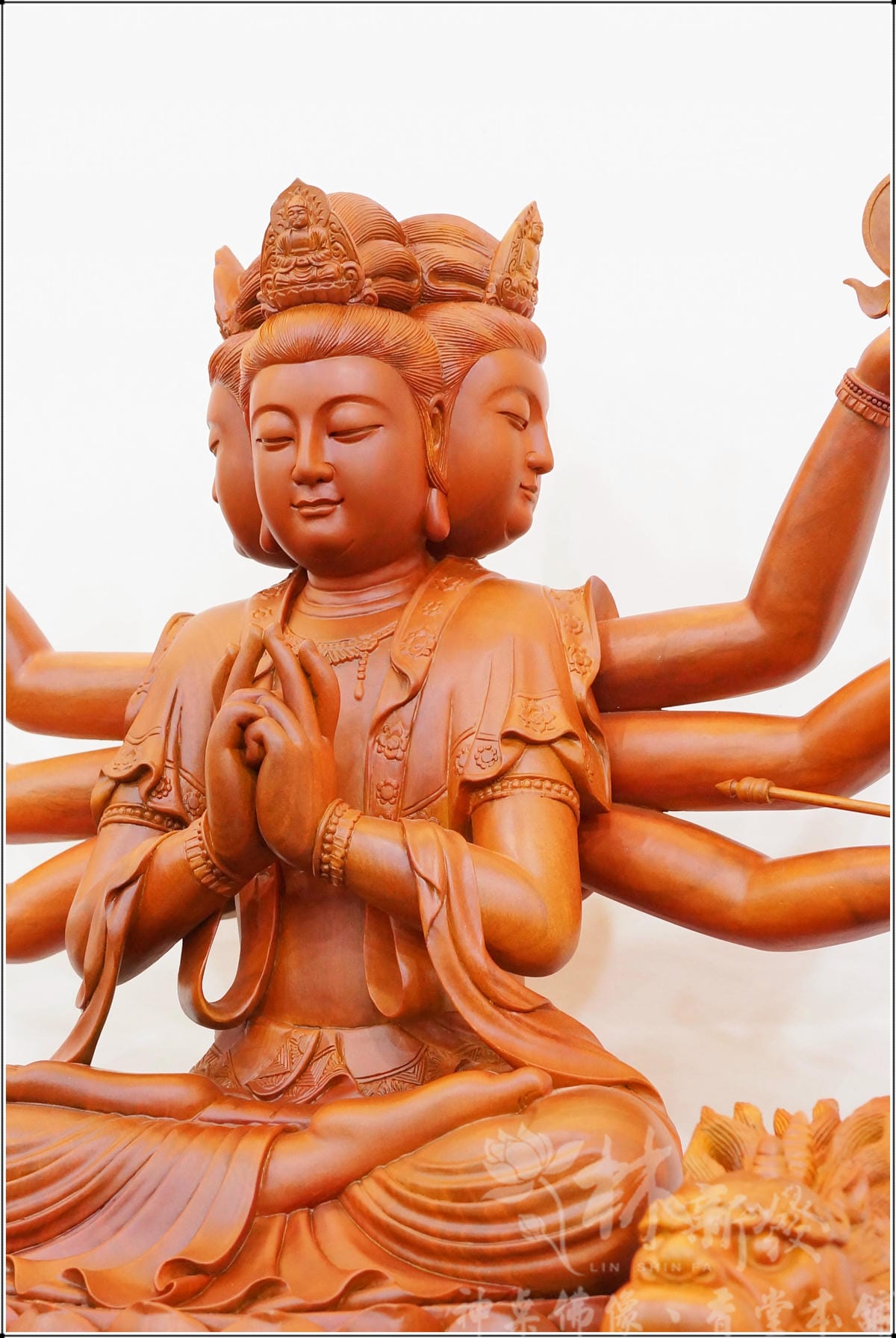 新發神藝-斗姥星君(全蓮花斗母原色與金身)