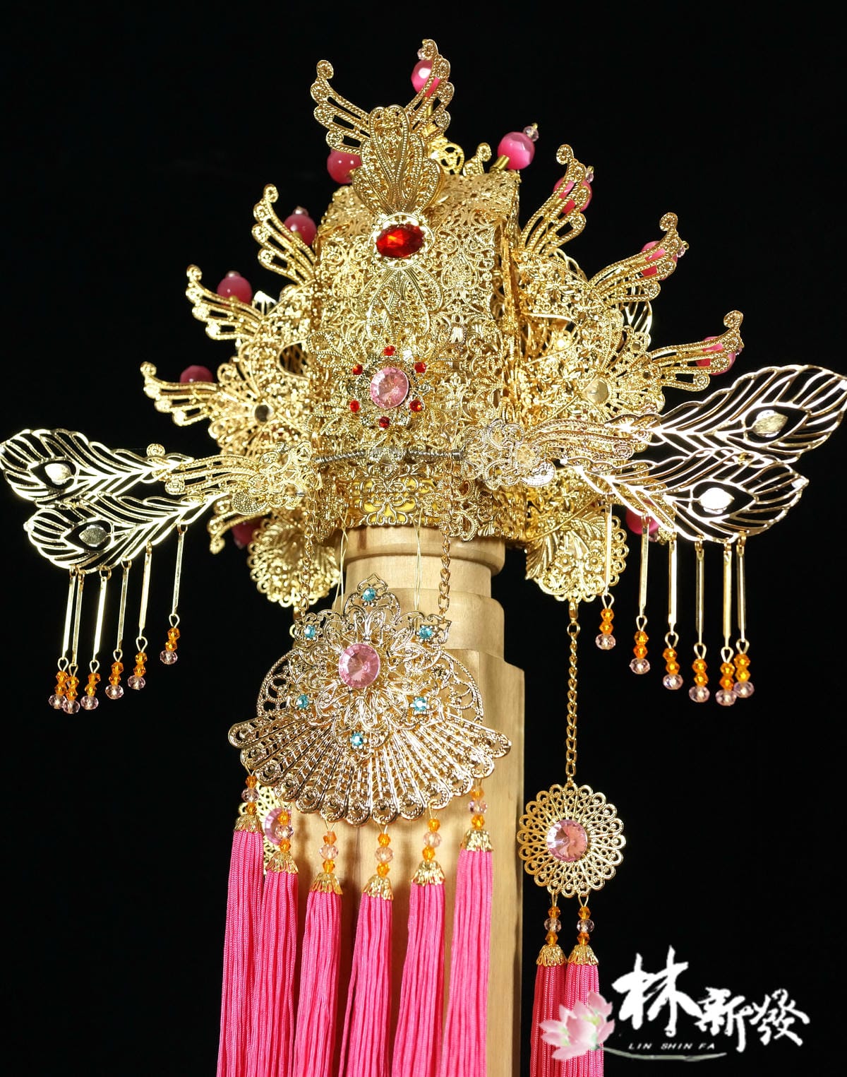 神帽-手工柳絲-土地婆(鳳版財神冠)-008.jpg 神帽-手工柳絲-土地婆(鳳版財神冠)-008.jpg