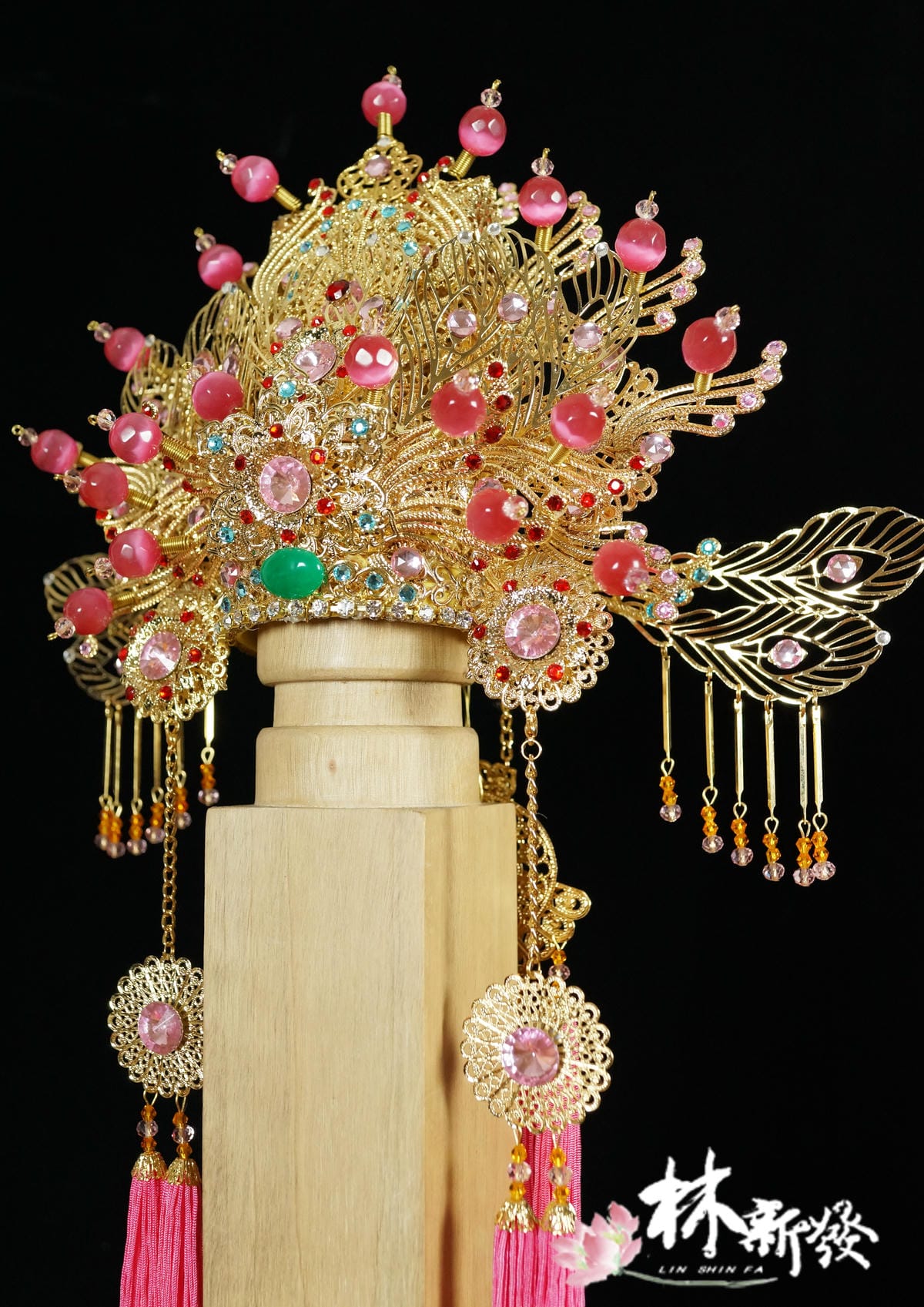 神帽-手工柳絲-土地婆(鳳版財神冠)-006.jpg 神帽-手工柳絲-土地婆(鳳版財神冠)-006.jpg