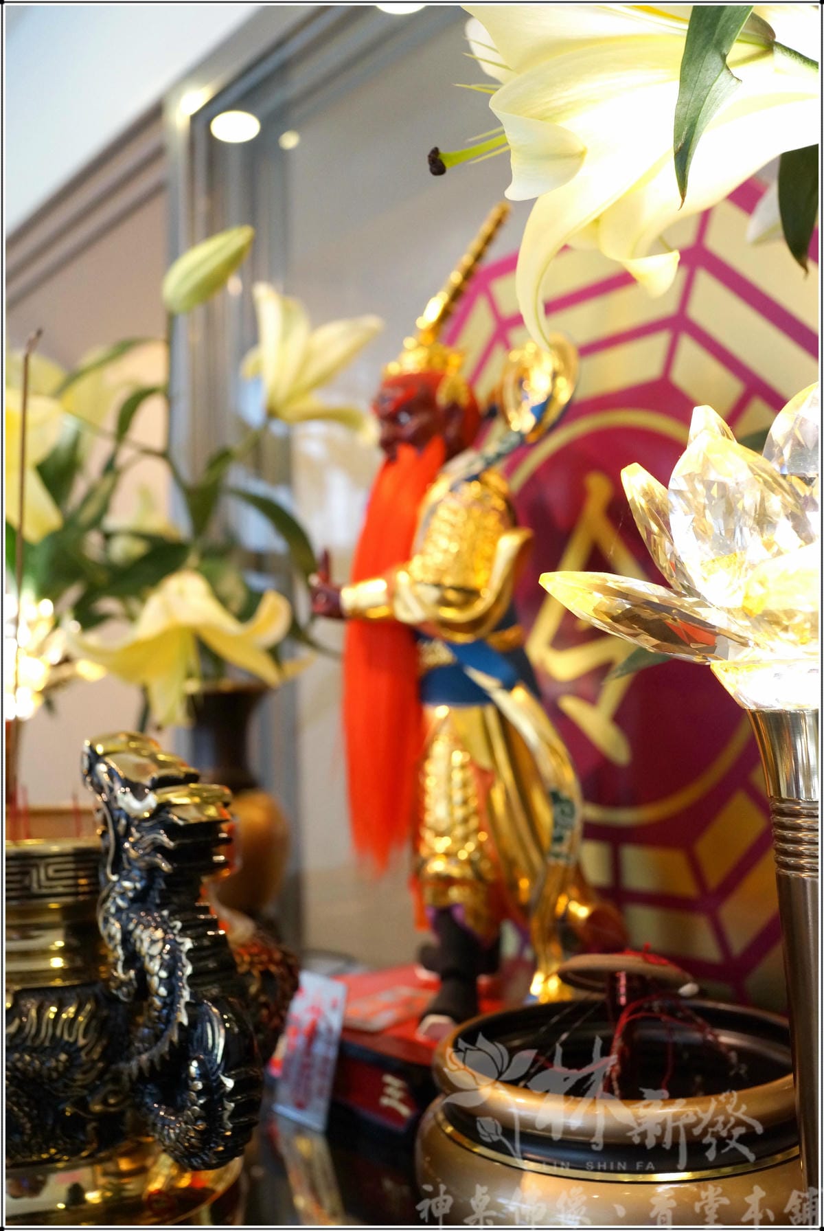 新發神藝-王天君(站體作品/金紅法相/尺三尺六)