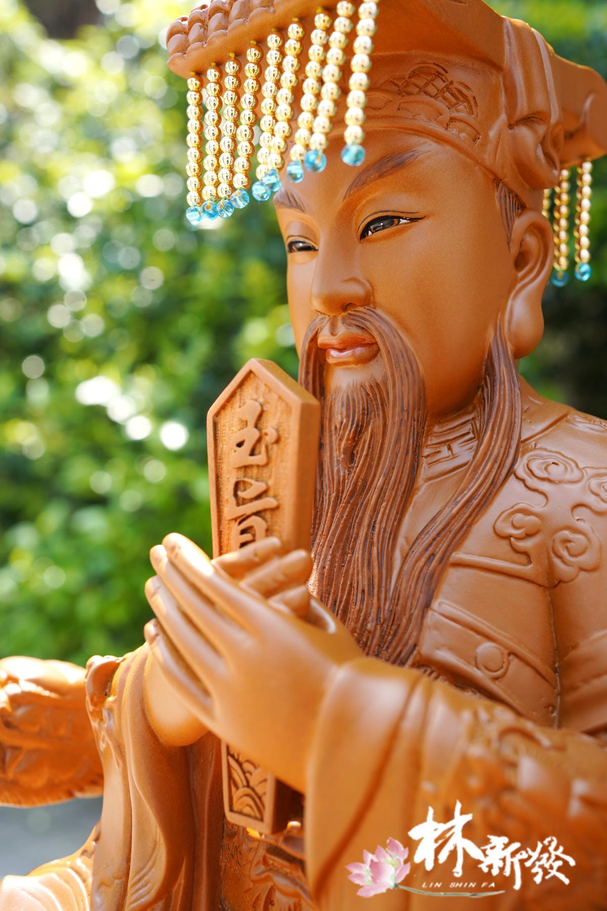 新發神藝-天公/玉皇上帝/玉皇大帝(尺三尺六.裝鬍刻鬍) - 林新發神桌佛俱 | 台灣.南崁